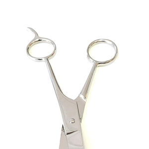 Tijeras de Peluquería Profesionales Plegables de Acero Inoxidable de 6 Pulgadas, Ligeras, para Diestros, con Hoja Recta Afilada para Cabello Masculino - Product Image 5