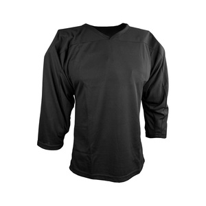 Maillot de hockey sur glace en polyester 100% extensible de haute qualité, imprimé par sublimation, col rond, manches longues, nom et numéro personnalisés, faible MOQ - Product Image 6
