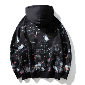 เสื้อฮู้ดขนแกะสำหรับฤดูหนาว MOQ ต่ำ ผลิตจากผ้าฝ้าย 100% คุณภาพพรีเมียม เป็นมิตรกับสิ่งแวดล้อม พิมพ์ลายตามสั่ง สำหรับขายส่ง เสื้อผ้าลำลองสไตล์คนเมือง - Product Image 2