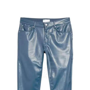 Pantalones de cuero transpirables para hombre, duraderos, de cuero genuino suave, ajuste cómodo, diseño elegante para hombres. - Product Image 5