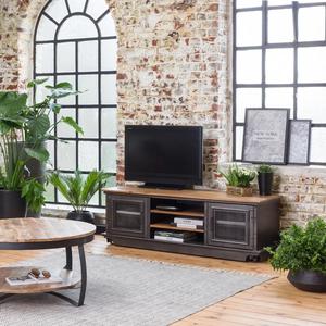 โต๊ะกาแฟวานดานา นิมบัส โนวา ทำจากโลหะและไม้มะม่วง - Product Image 3