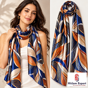 Premium <b>Long</b> <b>Scarf</b> Soft Fabric Custom Printing White Label Low MOQ OEM ODM Textile Manufacturer - Product Image 4