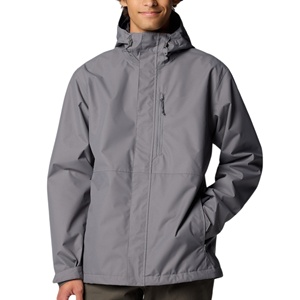 <b>Men's</b> Hooded Color Blocking Waterproof <b>Jacket</b> Regular Fit Polyester Autumn Casual Outdoor Wear with Zipper Closure - Product Image 5