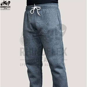 Conjunto Deportivo de Sudadera con Capucha y Pantalones Jogger, Diseño Personalizado OEM, 100% Algodón, Gris Jaspeado, para Hombre, Tela Técnica - Product Image 4