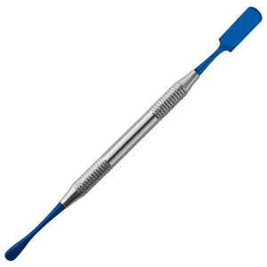 Elevador periostal Prichard PR-3 con puntas recubiertas de titanio azul, instrumento de acero inoxidable para extracción dental y elevación de raíces. - Product Image 1