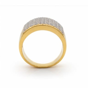 Elegant 22K Gold Mens <b>Ring</b> with Diamond Grid Design Stylish Heavy <b>Finger</b> <b>Ring</b> for Men Luxury Jewellery for Daily Wear - Product Image 3