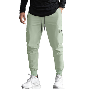 Pantalons cargo pour hommes à la mode, coupe slim, confortables, décontractés, personnalisés - Product Image 3