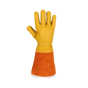 Gants de soudage TIG en cuir de vachette longs et courts, imperméables, haute visibilité, gants de sécurité - Product Image 6