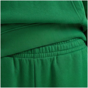 Sudadera con Capucha Verde Unisex, Manga Larga, Color Sólido, Corte Holgado Informal, 100% Algodón, Peso Medio, con Bolsillo y Cordón Ajustable, para Otoño - Product Image 5
