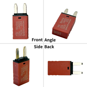 Disjoncteur de fusible de lame de protection de surcharge de réinitialisation automatique de 10A 15A 20A pour la marine - Product Image 2
