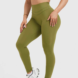 Leggings de Yoga para Mujer, Elásticos en 4 Direcciones, Transpirables, Nuevo Diseño, Precio Razonable, Sólidos, Casuales - Product Image 5