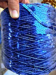Mix Color 100 Yards/Roll 6mm Loose Diameter Round Flat <b>Sequins</b> Sewing on Trims for Crafts Pillow Cloth Accessories - Product Image 4