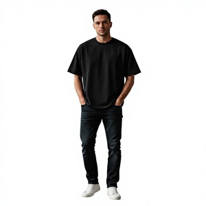Camiseta Casual de Algodón Peinado 100% para Hombre, Corte Holgado, Cuello Redondo, Anti-Pilling, Peso Pesado 180g, Estampado Serigrafiado, Manga Corta - Product Image 6