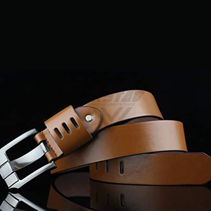 Ceinture Homme en Cuir Véritable Premium, Style Vintage Décontracté Marron, Boucle à Double Ardillon, Vente en Gros Direct Fabricant - Product Image 2