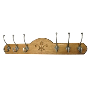 Decorative Heart Shaped <b>Wall</b> Mount Storage Hook - Black Cast Iron Towel and Key Holder - Heavy Duty Metal <b>Wall</b> <b>Rail</b> Hanger - Product Image 4