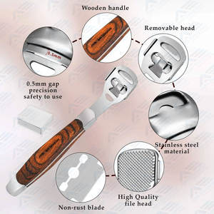 ตะไบส้นเท้าตะไบหนังด้านเครื่องมือความงามแฟ้มเท้าโลโก้ตามสั่งจากโรงงาน - Product Image 2