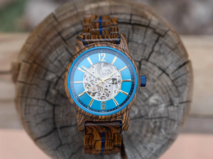 นาฬิกาไม้สำหรับผู้ชายแบรนด์ชั้นนำนาฬิกาควอตซ์โครโนกราฟหรูหราแบรนด์ชั้นนำสำหรับผู้ชาย - Product Image 2