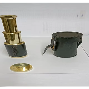 Telescopio de latón antiguo de 6 pulgadas de alta calidad, diseño de ancla, caja de madera, acabado Chapado en latón, instrumento óptico de Metal hecho a mano - Product Image 5