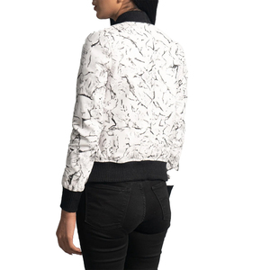 Chaqueta Bomber de Piel de Oveja Personalizable para Mujer, Diseño Invernal Reversible y Resistente al Viento - Product Image 2