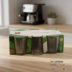 แก้วน้ำ COK VASO CUBIK 27CL - Product Image 3