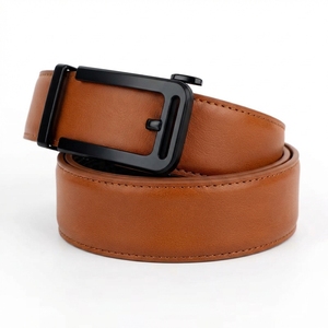Ceinture habillée pour homme en cuir de vache véritable 3,8 cm, imprimé par transfert thermique, boucle ardillon en alliage faite à la main, ceinture formelle tendance, vente en gros OEM - Product Image 5