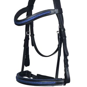 Brida snaffle de cuero de alta calidad más vendida con decoración de cristal Equipo para caballos con precio económico - Product Image 1