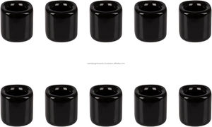 Bougeoir en métal noir de 1/2 pouces de diamètre - Product Image 2