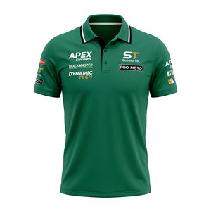 Créez votre propre polo de course automobile, broderie par sublimation, léger, grandes tailles, maillot pour équipe de mécaniciens et personnel. - Product Image 5