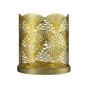 Porte-bougie minimaliste en métal, de forme unique pour une ambiance sereine, un design épuré et une beauté décorative durable. - Product Image 4