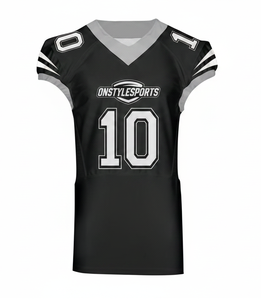ชุดกีฬาลายตาข่ายระบายอากาศได้ดีเสื้อฟุตบอลอเมริกันออกแบบได้ตามต้องการ - Product Image 1