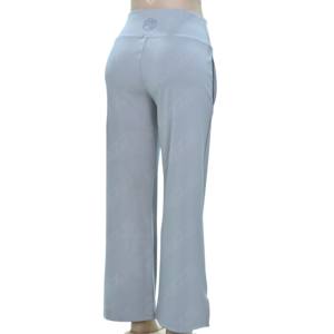 Pantalon évasé pour femme, respirant, à séchage rapide, sans effet froncé, personnalisé, très élastique, uni, pour la gym et l'entraînement - Product Image 6