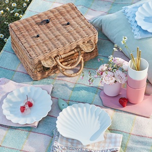 Valise de voyage rétro légère en rotin écologique pour enfants, valise de petite taille de qualité supérieure, prête pour l'exportation - Product Image 5