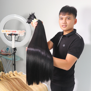 Cabello humano virgen vietnamita de una sola pieza, se puede decolorar al color 613, proveedor mayorista de cabello a precio económico. - Product Image 5