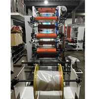 Imprimante flexographique 2 couleurs MINI Imprimante flexographique pour sacs en plastique Imprimante flexographique