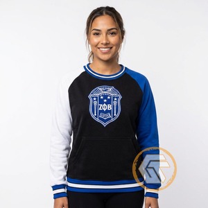 เสื้อสเวตเชิ้ตผ้าฟลีซสำหรับสตรีชมรม Zeta Phi Beta แบบสั่งทำขายส่งสำหรับฤดูหนาว ระบายอากาศได้ดี ผลิตจากผ้าฝ้าย 100% - Product Image 4