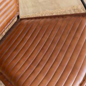 เก้าอี้หนังสีน้ำตาลและโลหะ รุ่นวานดานา เวอร์เท็กซ์ เซียร์รา - Product Image 5