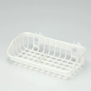 Inomata rosa ventosa spugna vassoio graziosi scaffali da bagno - Product Image 1