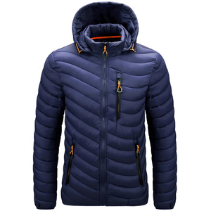 Premium Men’s <b>Lightweight</b> <b>Puffer</b> <b>Jacket</b> Thermal Insulated Winter Outerwear for Outdoor Activities Custom Logo - Product Image 2