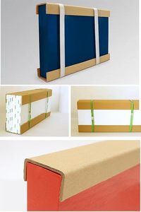 Heavy Duty U Shaped Craft Paper Corner Protector Waterproof Packaging Edge Guard <b>Box</b> Strengthening Pallet Shipping <b>Box</b> - Product Image 3
