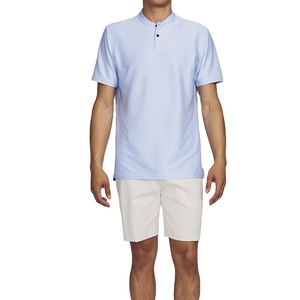 Polo de travail décontracté pour hommes Logo brodé personnalisé 100% coton T-shirt vierge de golf uni à manches courtes - Product Image 2