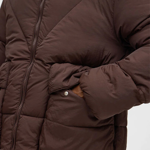 Veste matelassée unisexe personnalisée de haute qualité, col montant brillant, style décontracté, vente en gros, toutes tailles - Product Image 5