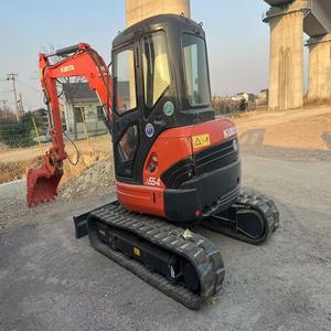 ENVÍO RÁPIDO: Excavadora Kubota U55-4 MIDI con Certificación EPA y CE, Cilindro Hidráulico Auxiliar, Cuchilla de Retroexcavación de 4 Vías, Cabina Cerrada, PLC de Control - Product Image 5