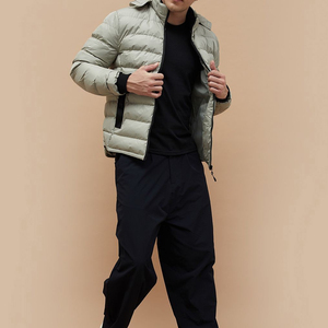 Long <b>padded</b> puffer jacket elegant design perfect for casual streetwear and winter outdoor use Puffer Jacket - Product Image 5