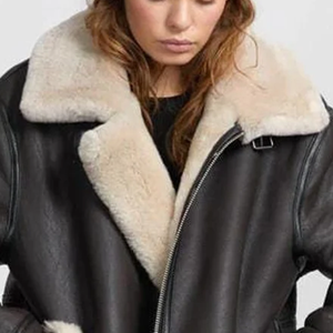 Veste d'hiver pour femme en cuir véritable à 100 %, doublure en fausse fourrure de renard, écologique, respirante, logo personnalisé, grande taille, fabriquée à la main au Pakistan - Product Image 6