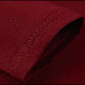 2026 <b>Top</b> Full Sleeve Polo Shirt <b>Maroon</b> Color Youth Outdoors Compression Polyester Cotton Shirt Long Sleeve Polo Shirt for Men's - Product Image 4