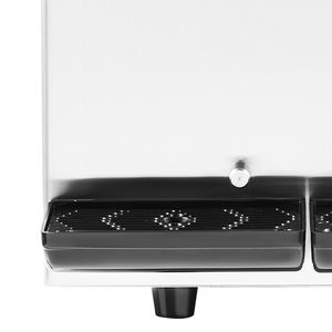 Macchina Professionale per Bevande Congelate con Doppio Serbatoio da 15L in Acciaio Inox, Produce 120 Bicchieri di Slushy/Margarita/Smoothie - Product Image 6