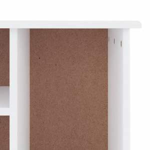 ม้านั่งใส่รองเท้าไม้สนสีขาว 39.4 X 13.8 X 17.7 นิ้ว ชั้นวางรองเท้าไม้สนแท้ - Product Image 6