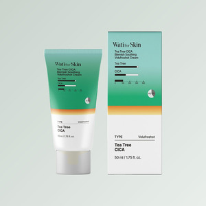ครีมบำรุงผิวหน้า Whatiforskin Tea Tree Cica Blemish Soothing Volume Pro Shot Cream ผลิตในเกาหลี - Product Image 3