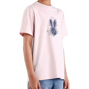 เสื้อยืดเด็กผู้ชาย RIOLEAF พรีเมียม ผ้าถักนิตติ้ง 100% ออร์แกนิคคอตตอน คอกลม เป็นมิตรต่อสิ่งแวดล้อม พิมพ์ลายตามสั่ง แขนสั้น สำหรับฤดูร้อน น้ำหนัก 220 กรัม - Product Image 4