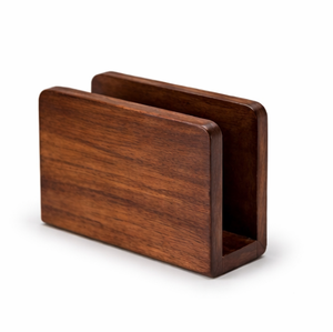 Support de serviettes en bois massif de qualité supérieure, écologique, sur pied, pour table à manger, minimaliste, distributeur de papier absorbant vertical, moderne - Product Image 5